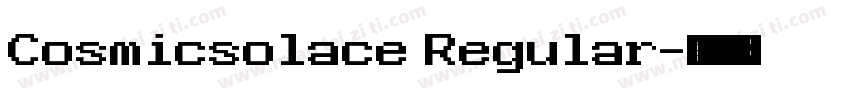 Cosmicsolace Regular字体转换